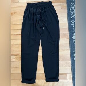 Zara Basic Black Textured Pants  XS